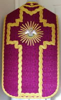 Roman Purple French Vestment